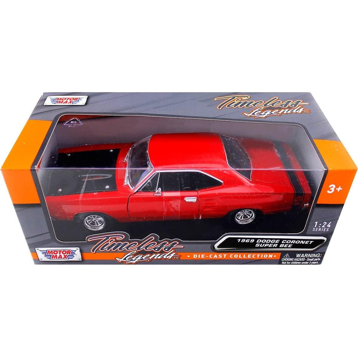Auto a Escala 1:24 Motor Max Dodge Coronet Super Bee 1969
