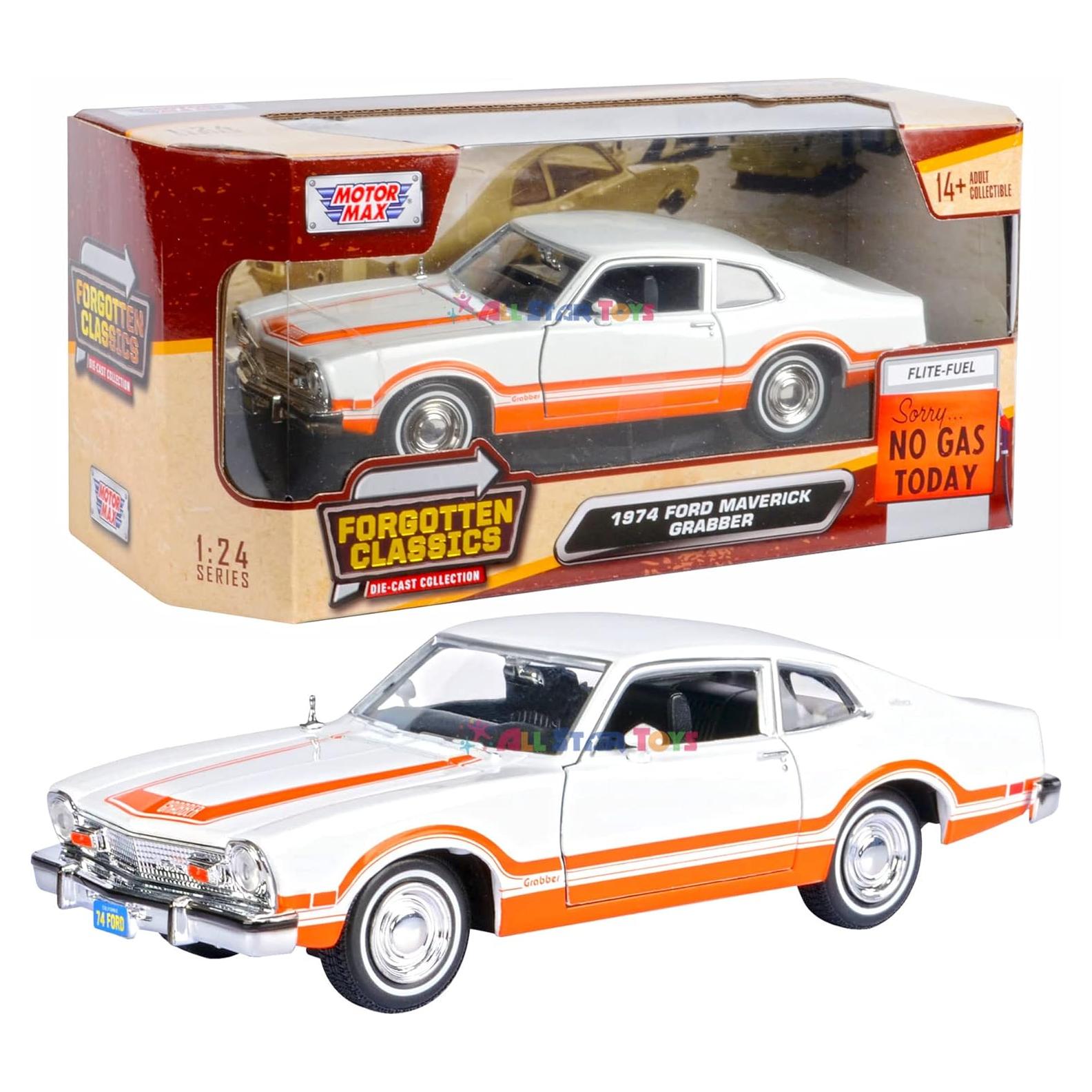 Modelo Diecast 1/24 Ford Maverick Grabber Blanco Motormax