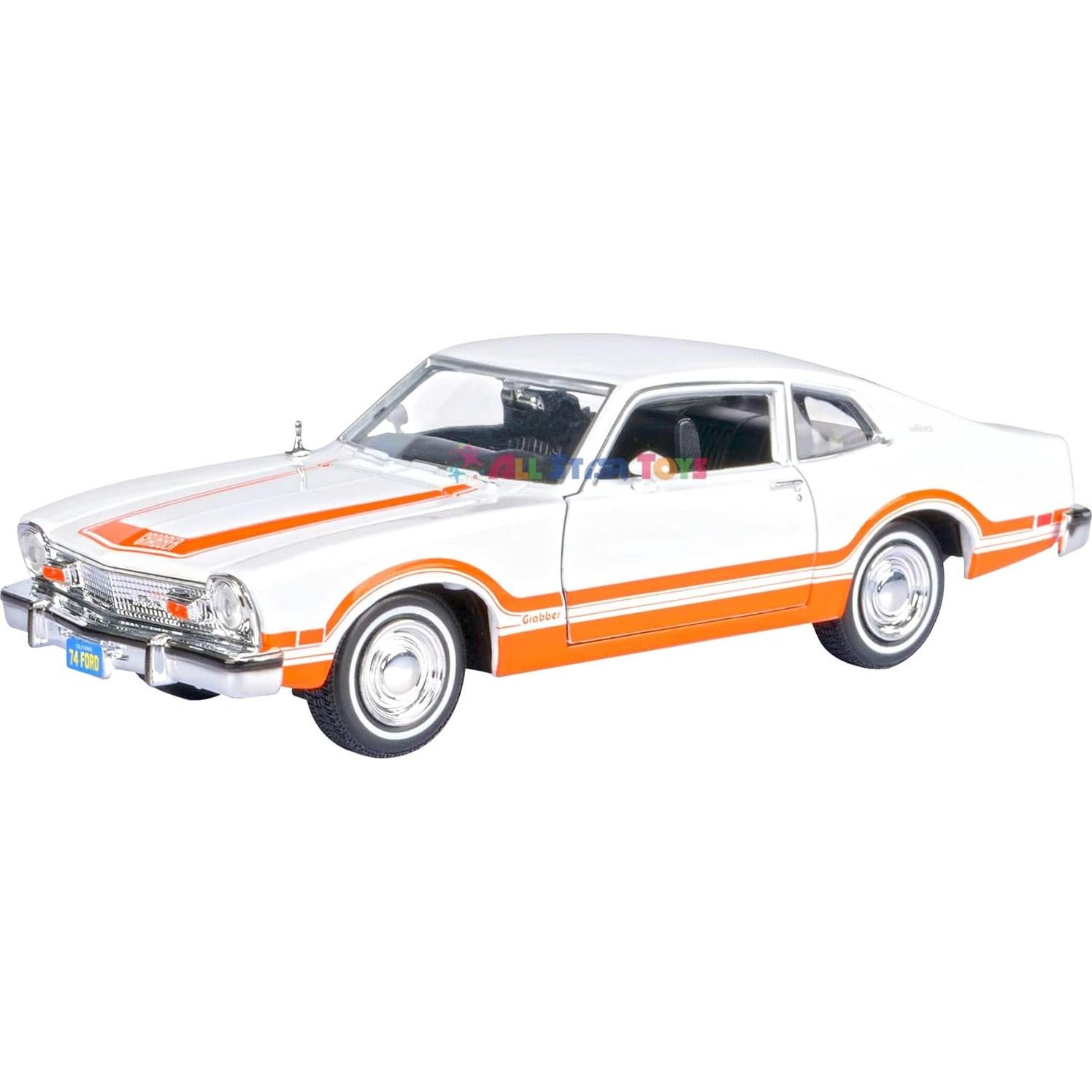 Modelo Diecast 1/24 Ford Maverick Grabber Blanco Motormax