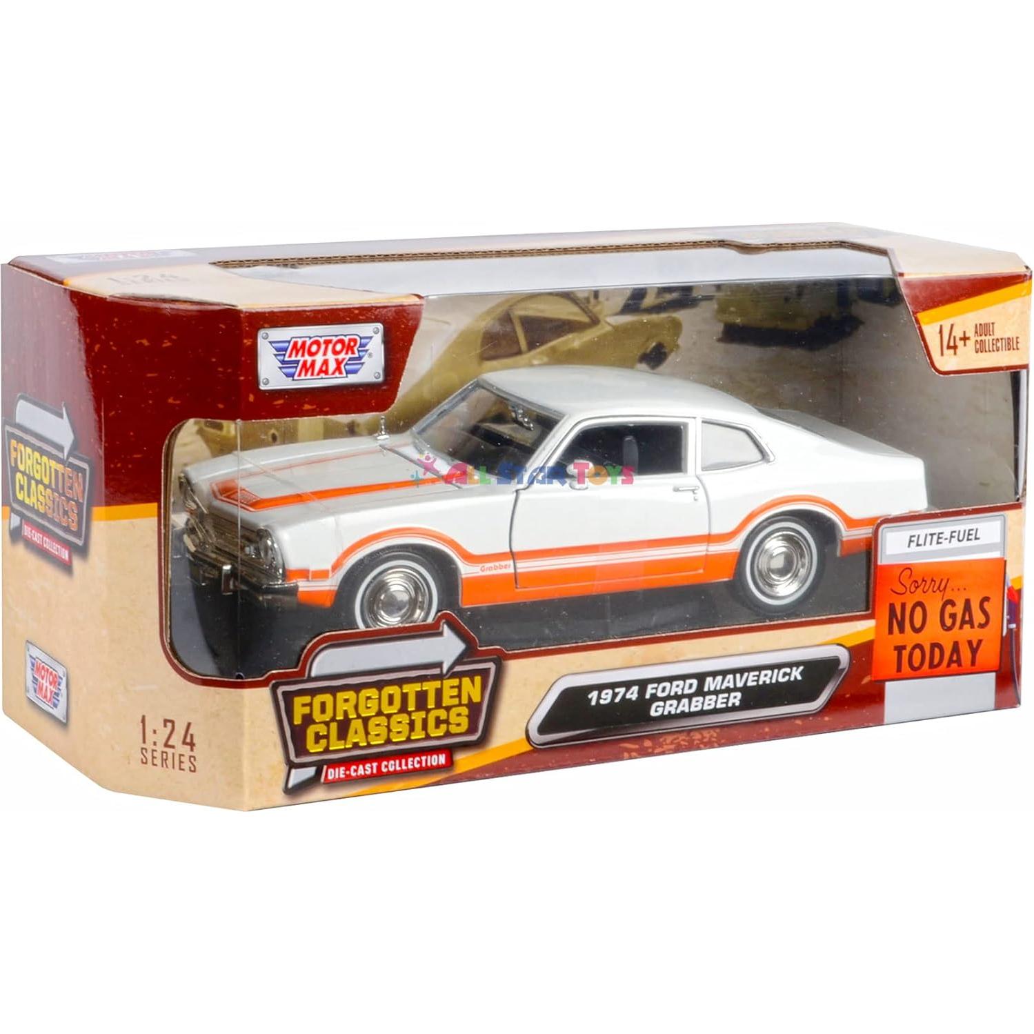 Modelo Diecast 1/24 Ford Maverick Grabber Blanco Motormax