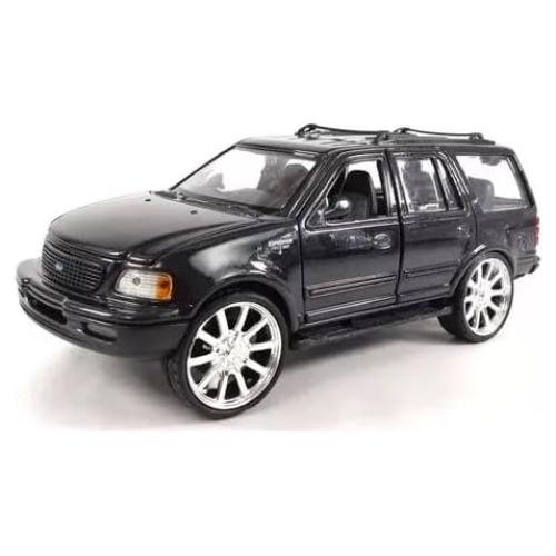 Coche Diecast 1/24 Motormax 2000 Expedición XLT Negro
