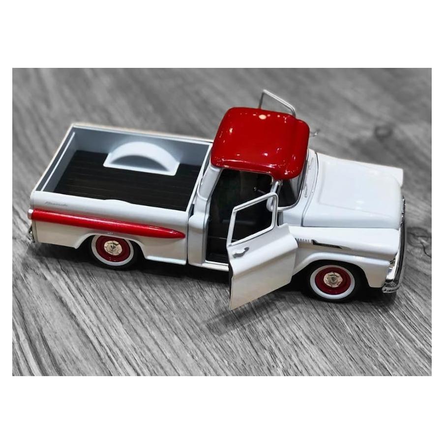 Camión Pickup Fleetside Apache 1958 Motormax 1/24 Diecast
