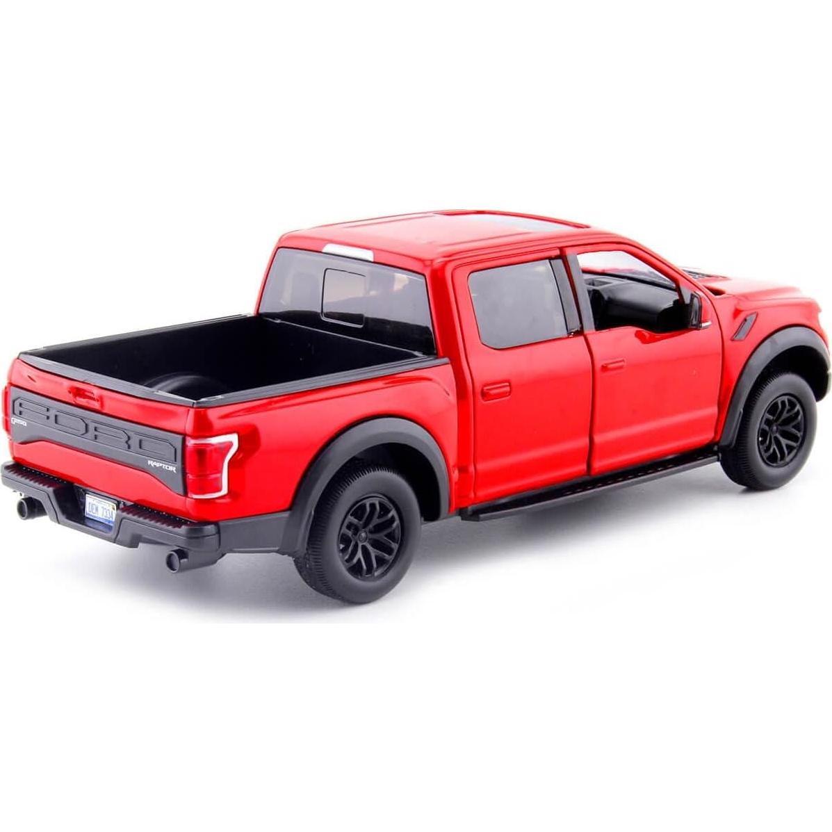 Auto a Escala 1:24 Motormax Ford F-150 Raptor Rojo
