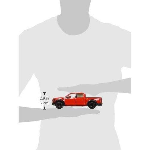 Auto a Escala 1:24 Motormax Ford F-150 Raptor Rojo