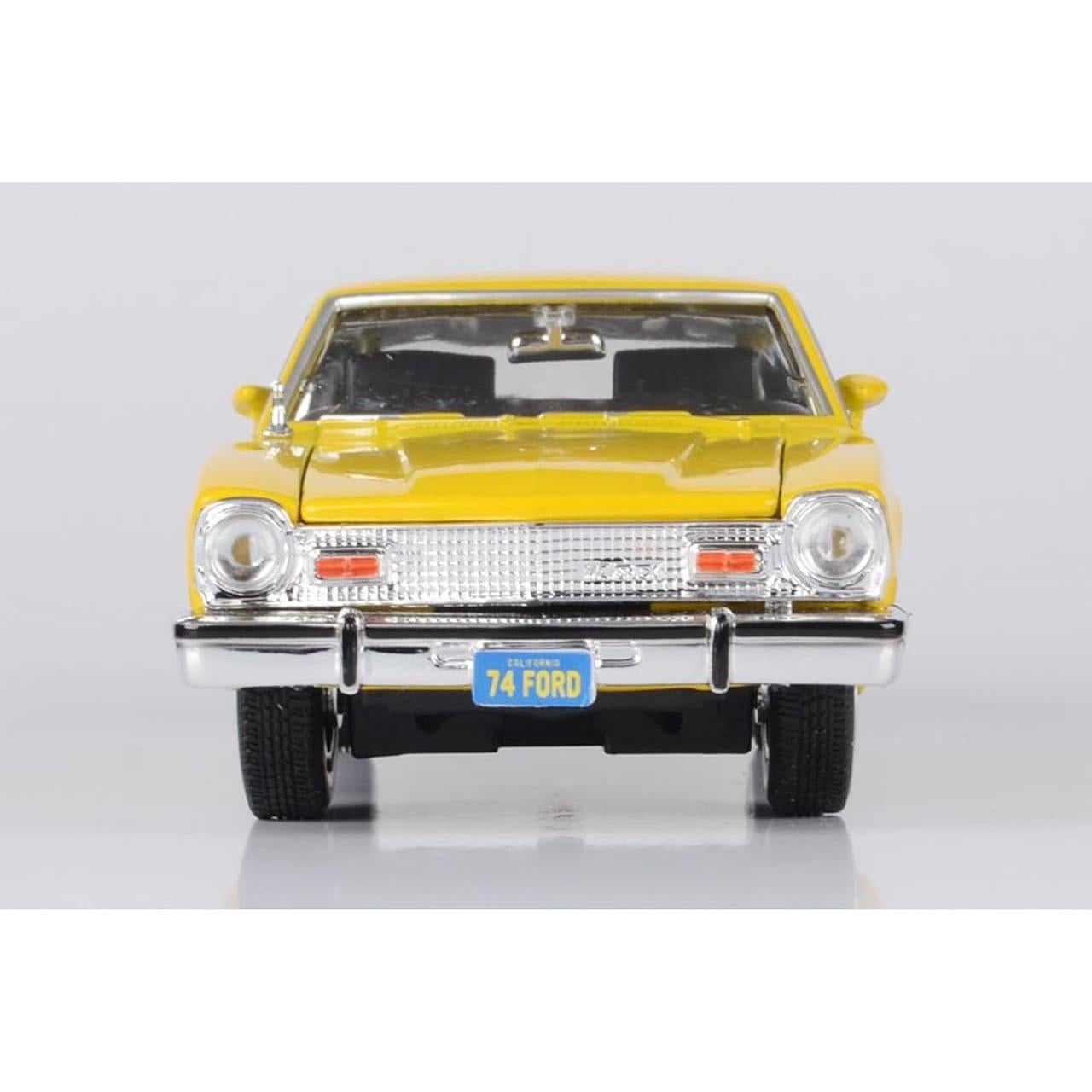 Modelo de Coche Diecast 1974 Maverick Amarillo Motormax 1:24