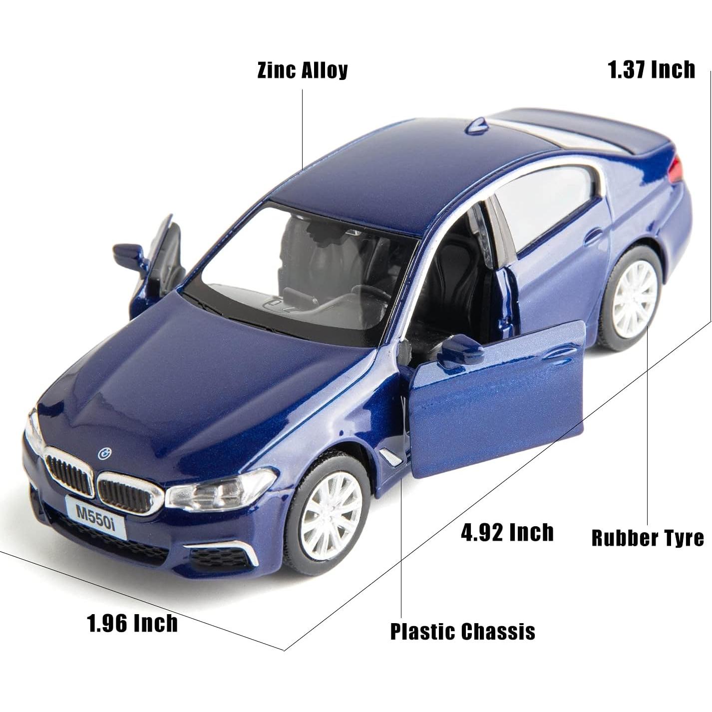 BMW M550i Coche de Juguete 1:36 Azul RMZ City