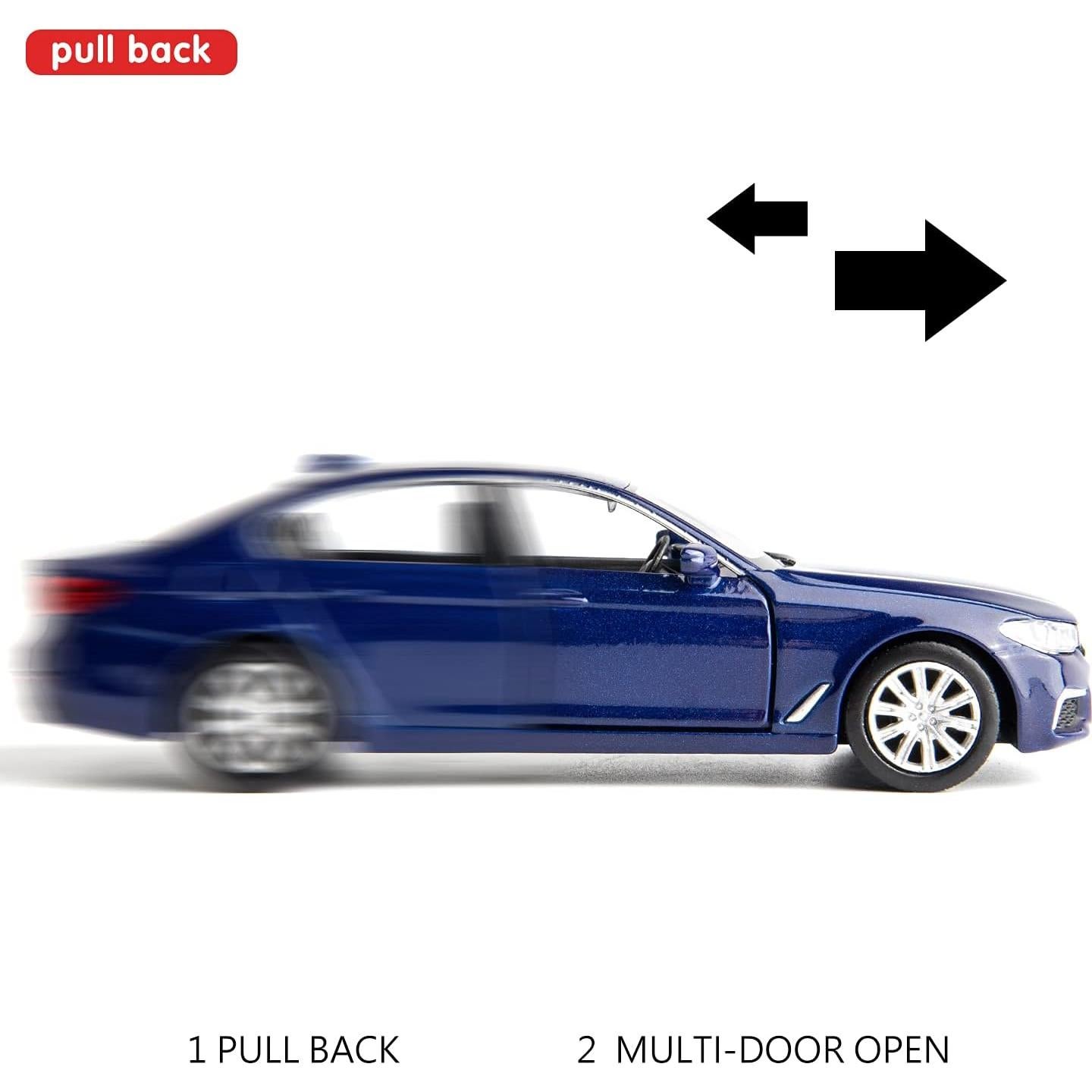 BMW M550i Coche de Juguete 1:36 Azul RMZ City