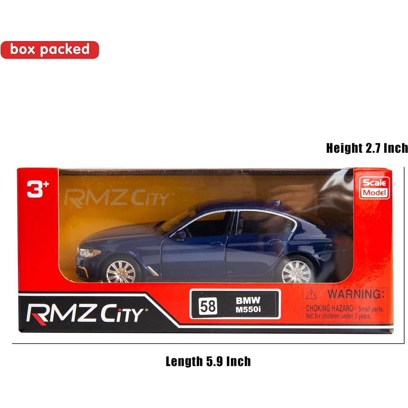 BMW M550i Coche de Juguete 1:36 Azul RMZ City