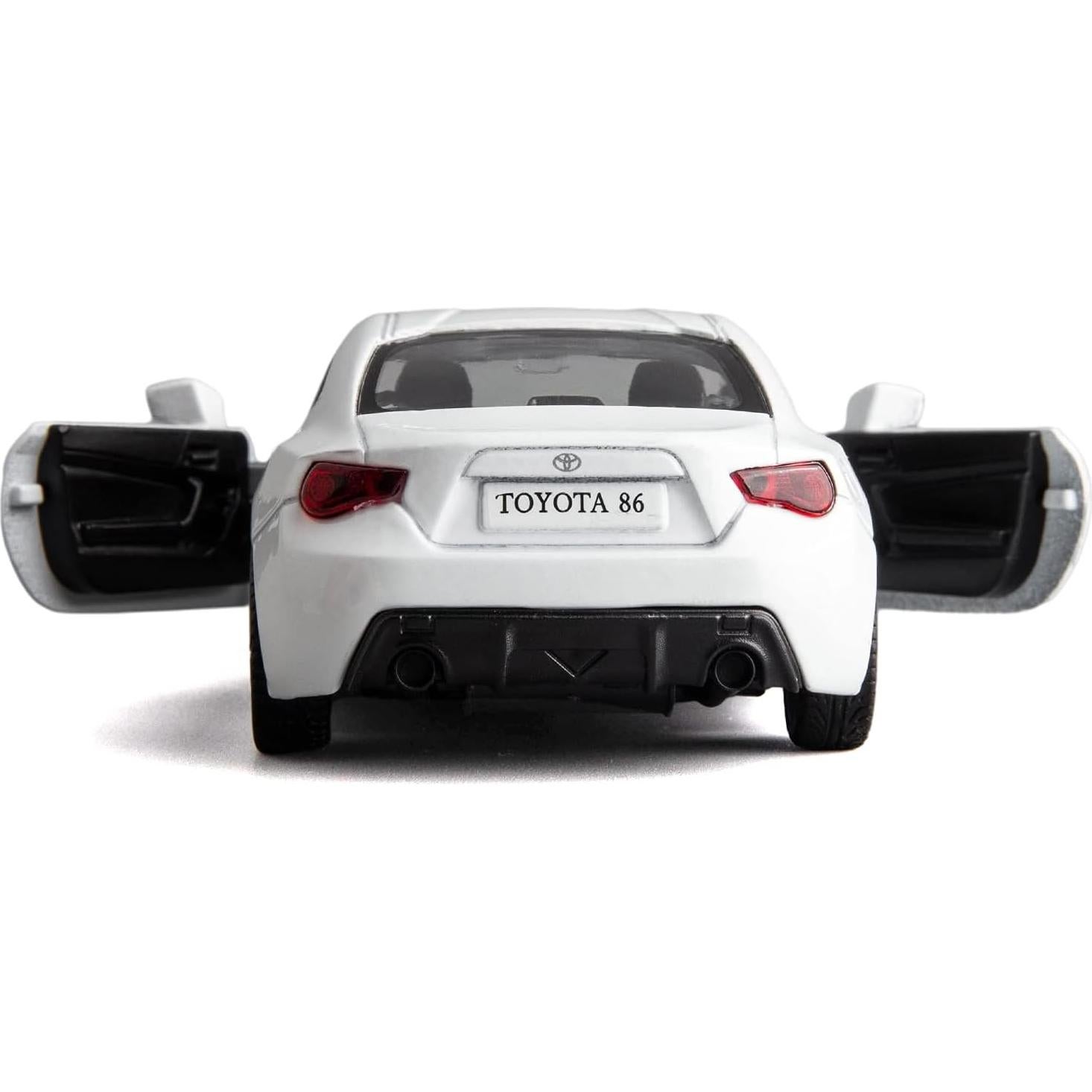 Coche Juguete Diecasting Toyota 86 Blanco 1:36 RMZ City