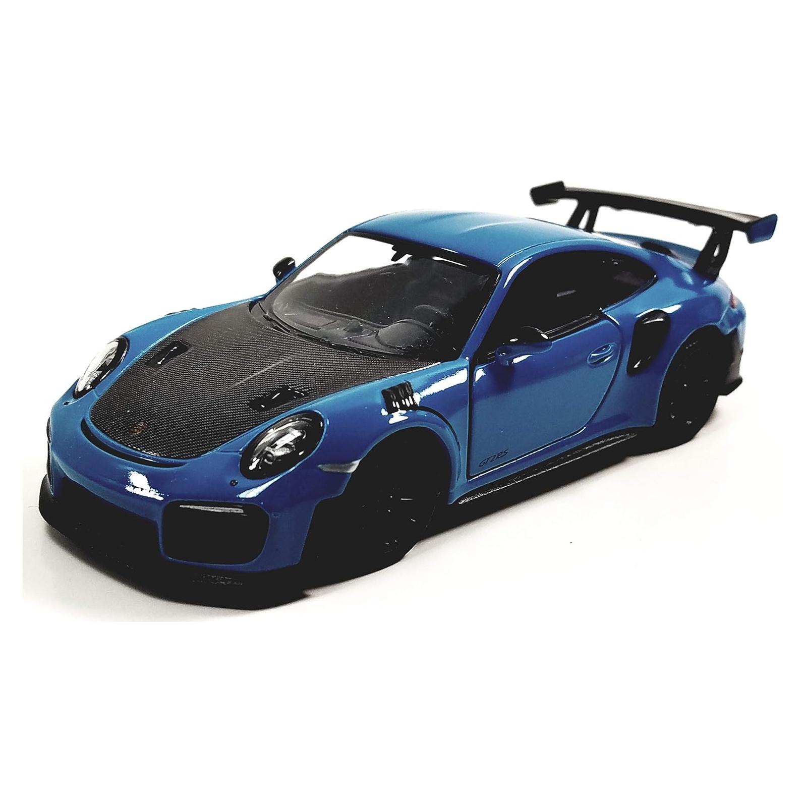 Modelo de Coche Deportivo KiNSMART Porsche 911 GT2 RS Azul 1:36