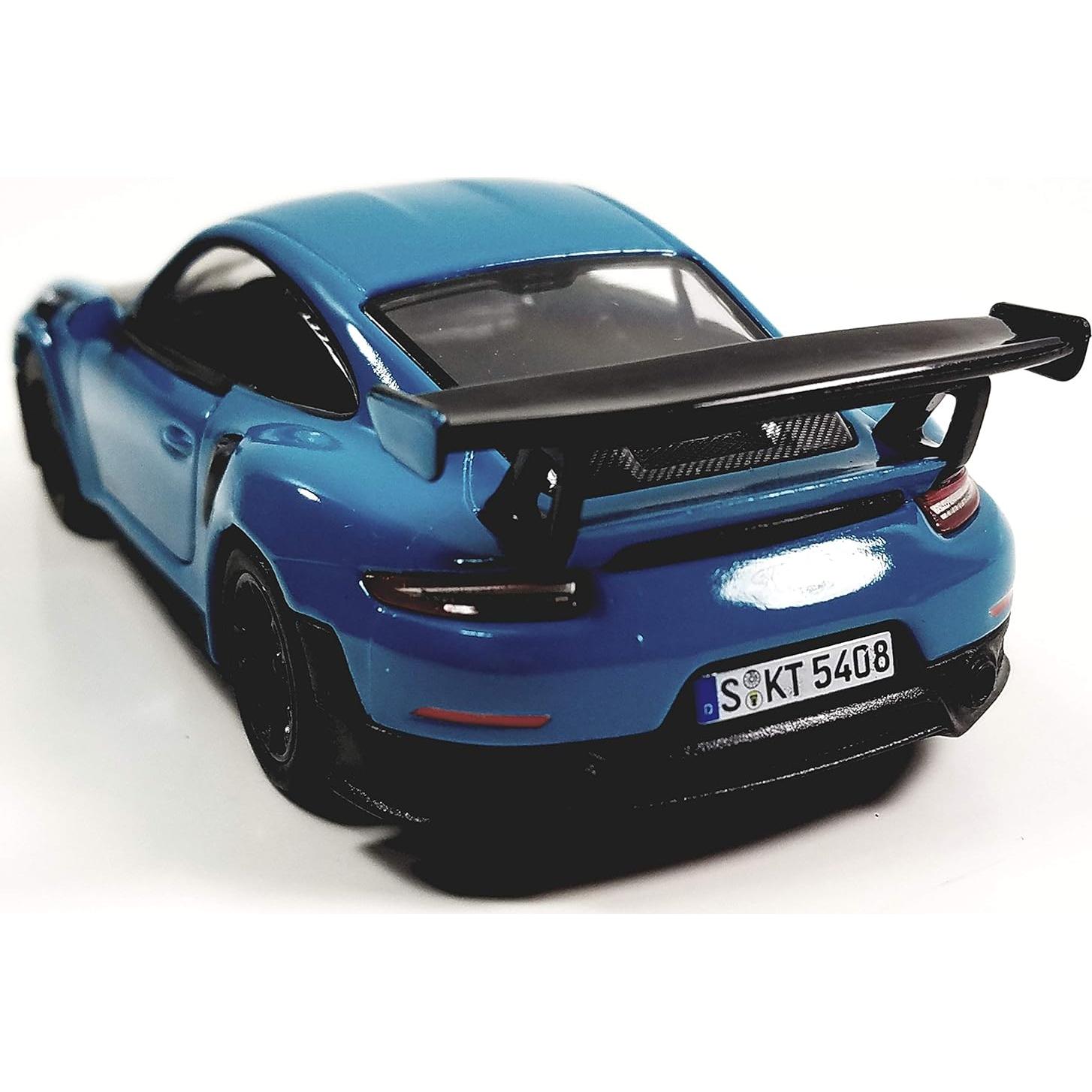 Modelo de Coche Deportivo KiNSMART Porsche 911 GT2 RS Azul 1:36