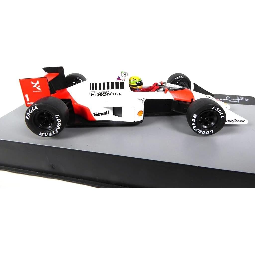 Coche de Fórmula 1 OPO 10 McLaren MP4/5 Ayrton Senna 1/43
