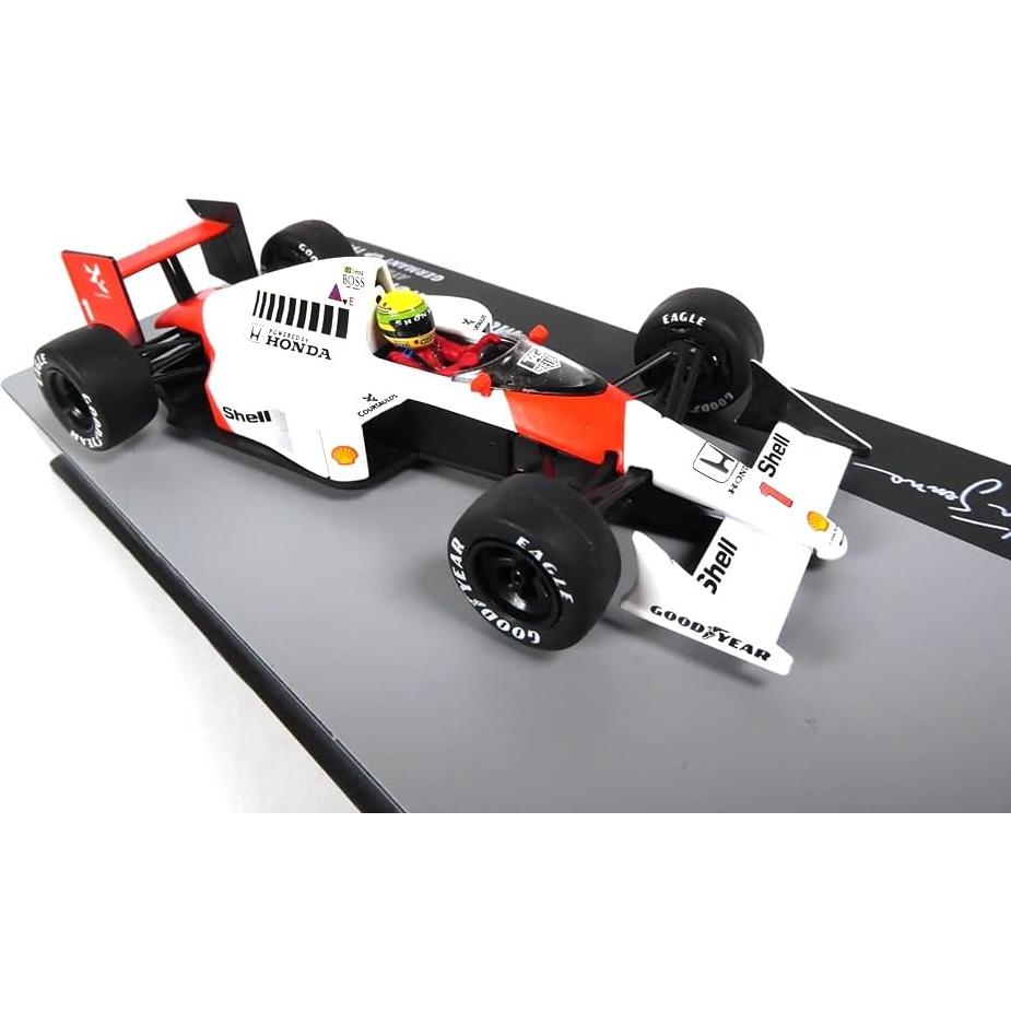 Coche de Fórmula 1 OPO 10 McLaren MP4/5 Ayrton Senna 1/43