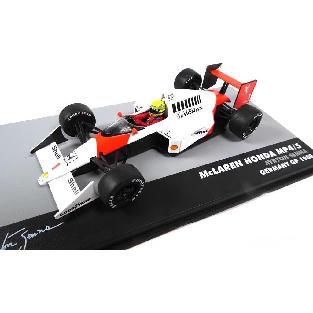 Coche de Fórmula 1 OPO 10 McLaren MP4/5 Ayrton Senna 1/43
