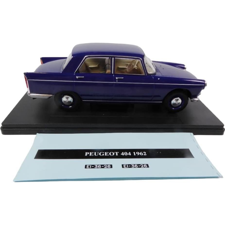 Coche en miniatura OPO 10 Peugeot 404 1962 1:24 metal