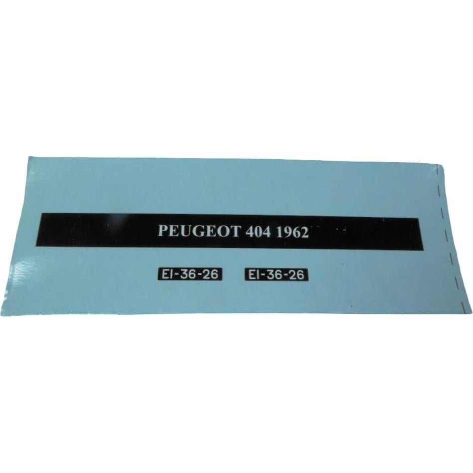 Coche en miniatura OPO 10 Peugeot 404 1962 1:24 metal