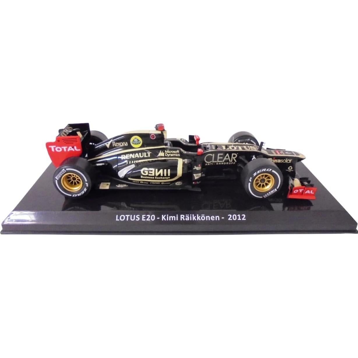 Modelo de coche de metal 1/24 OPO 10 Lotus E20 Kimi Raikkonen