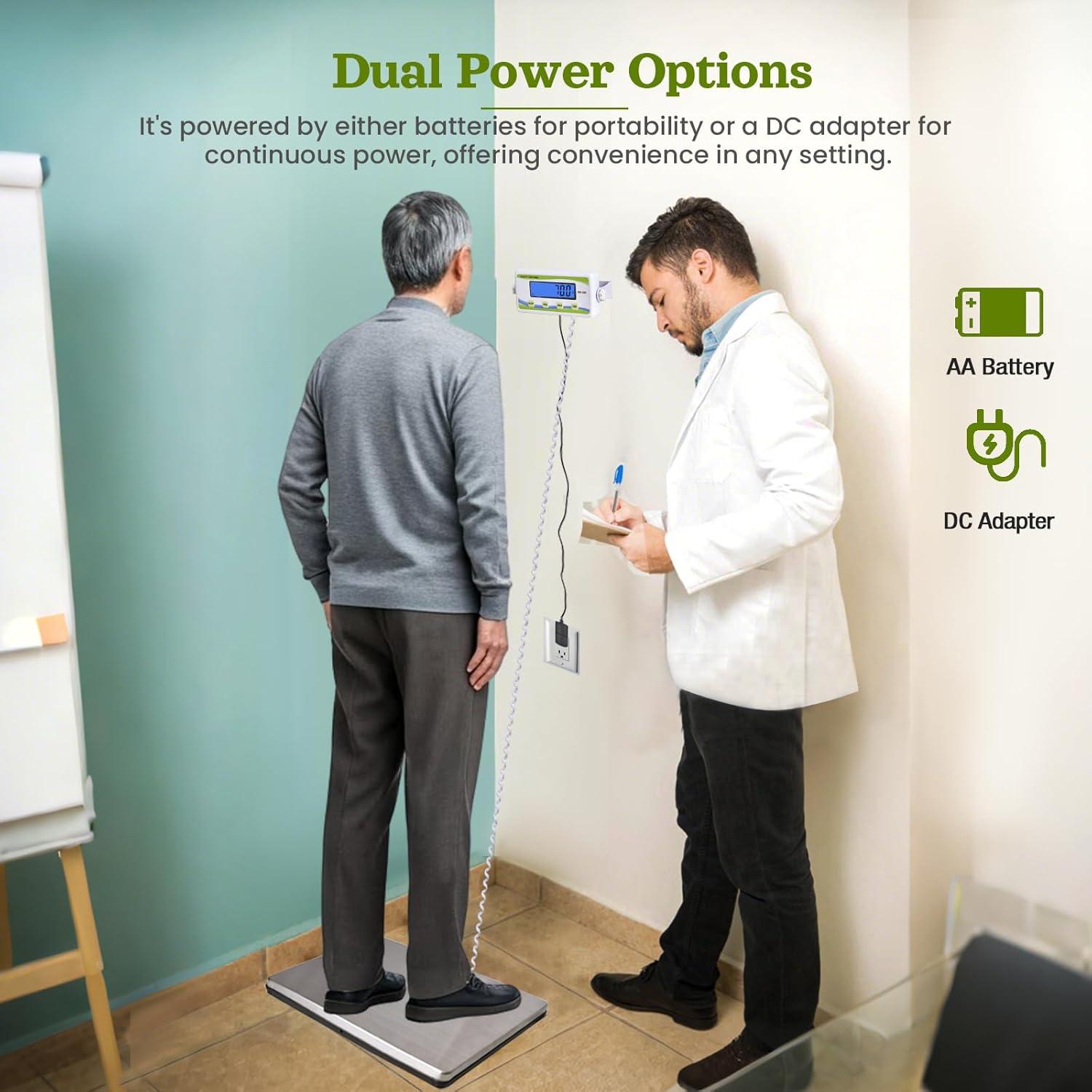 Báscula Médica Digital ScaleBelly 440LB - Extra Ancha 200kg