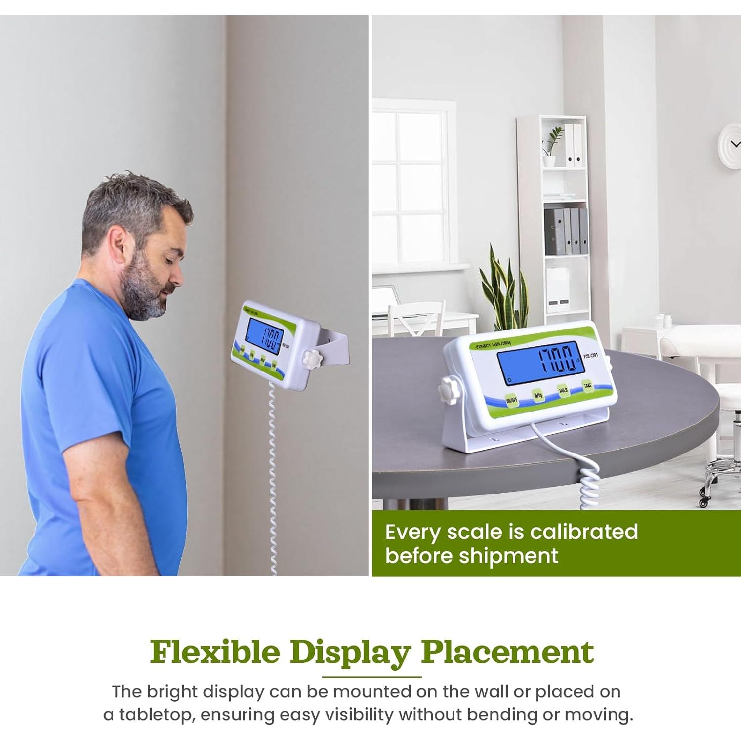 Báscula Médica Digital ScaleBelly 440LB - Extra Ancha 200kg