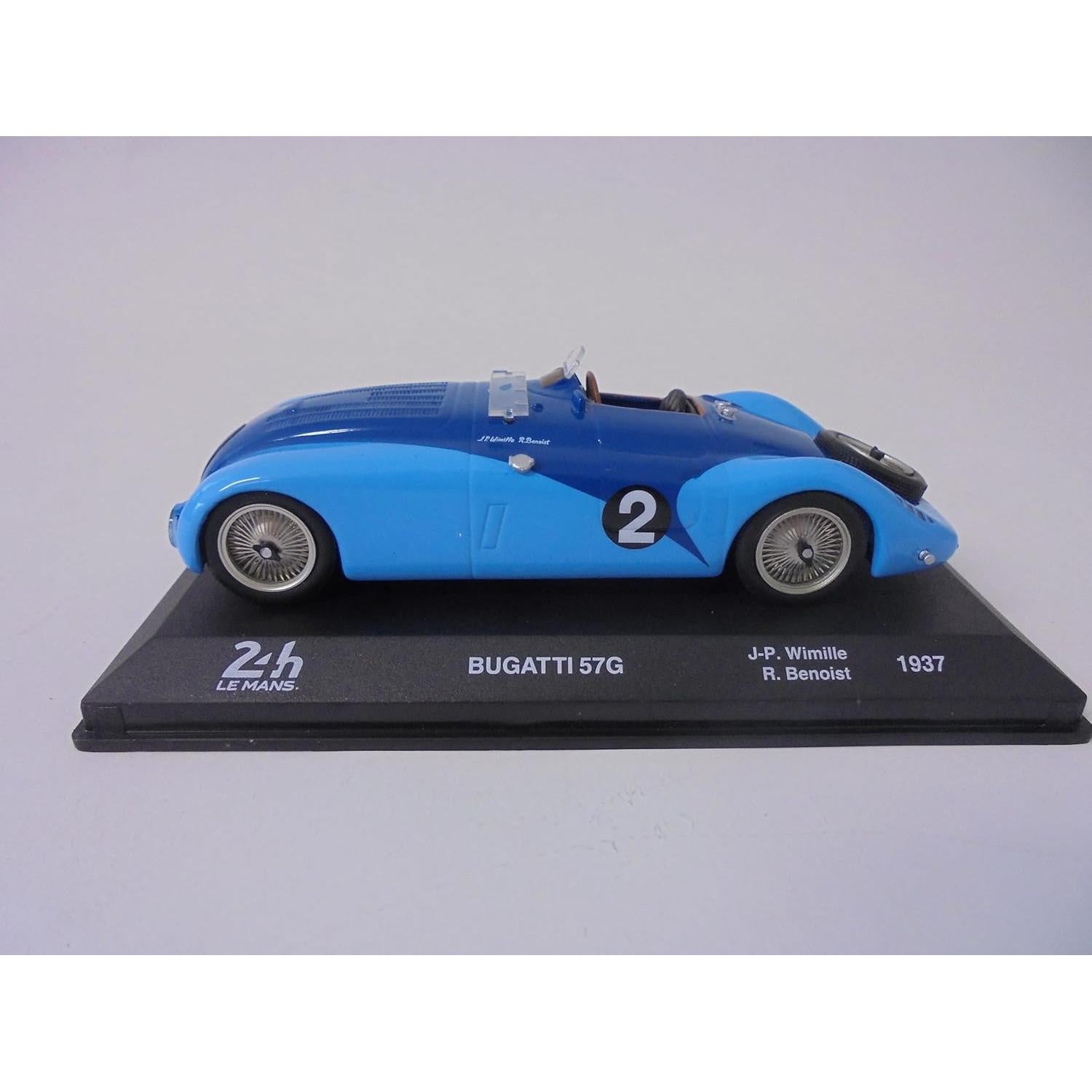 Coche a Escala 1:43 OPO 10 Bugatti 57G Le Mans 1937