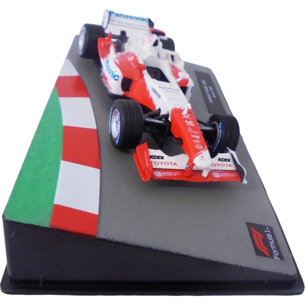 Coche en miniatura Fórmula 1 Ixo Toyota TF104B 2004 1/43