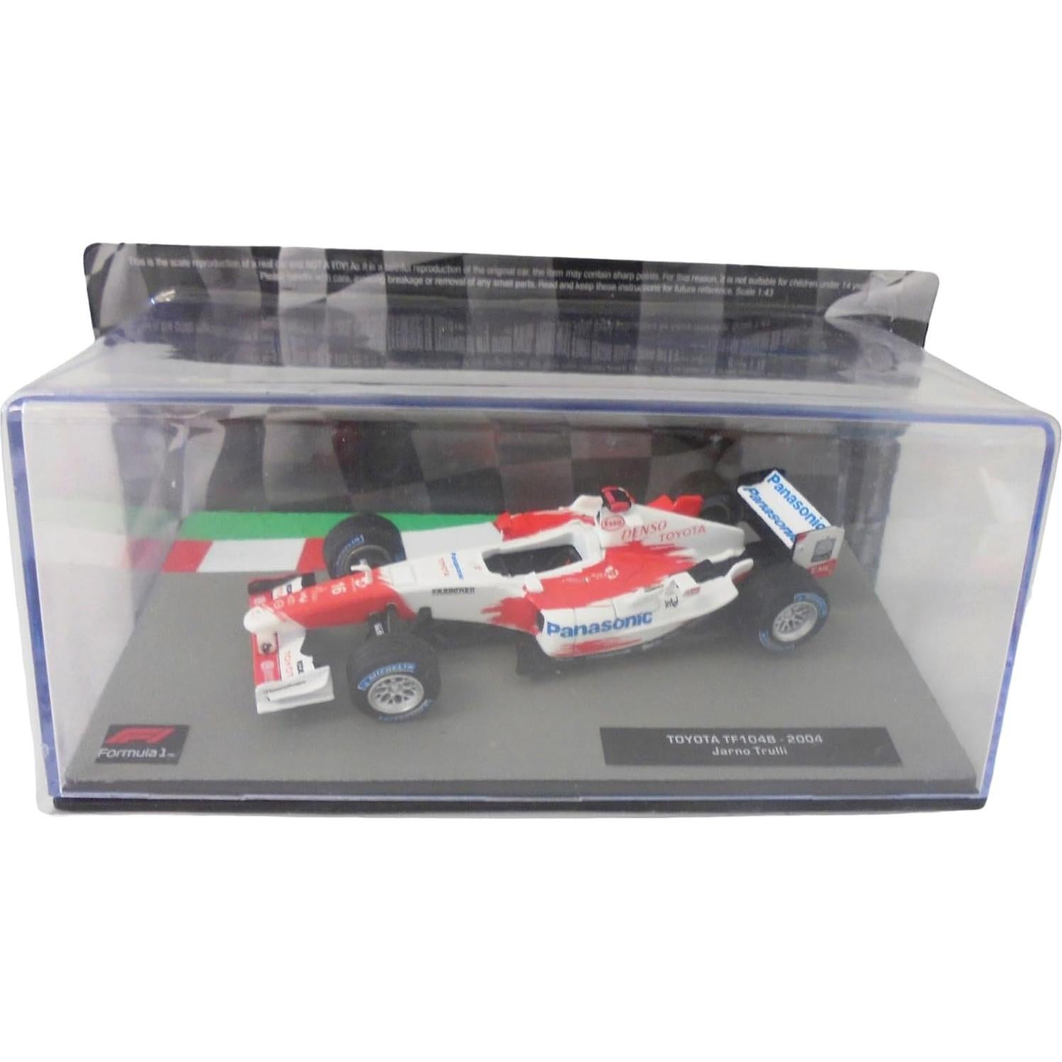 Coche en miniatura Fórmula 1 Ixo Toyota TF104B 2004 1/43