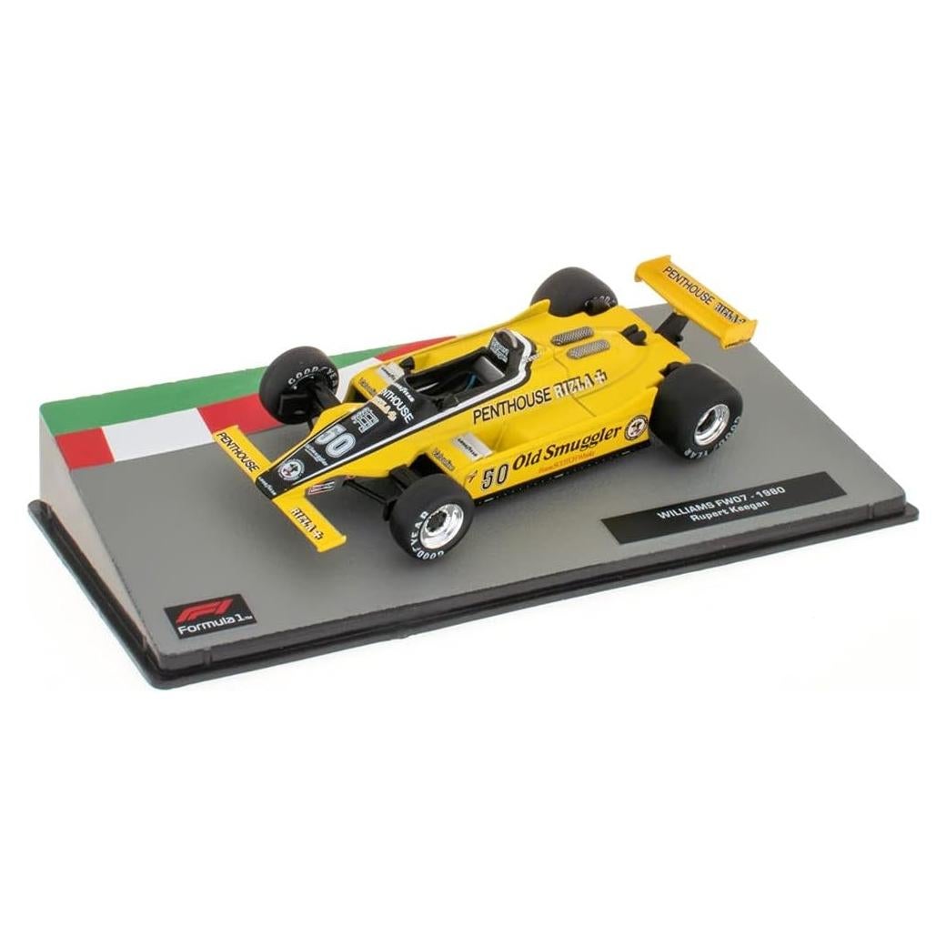 Coche de Fórmula 1 OPO 10 Williams FW07 1:43 Metal