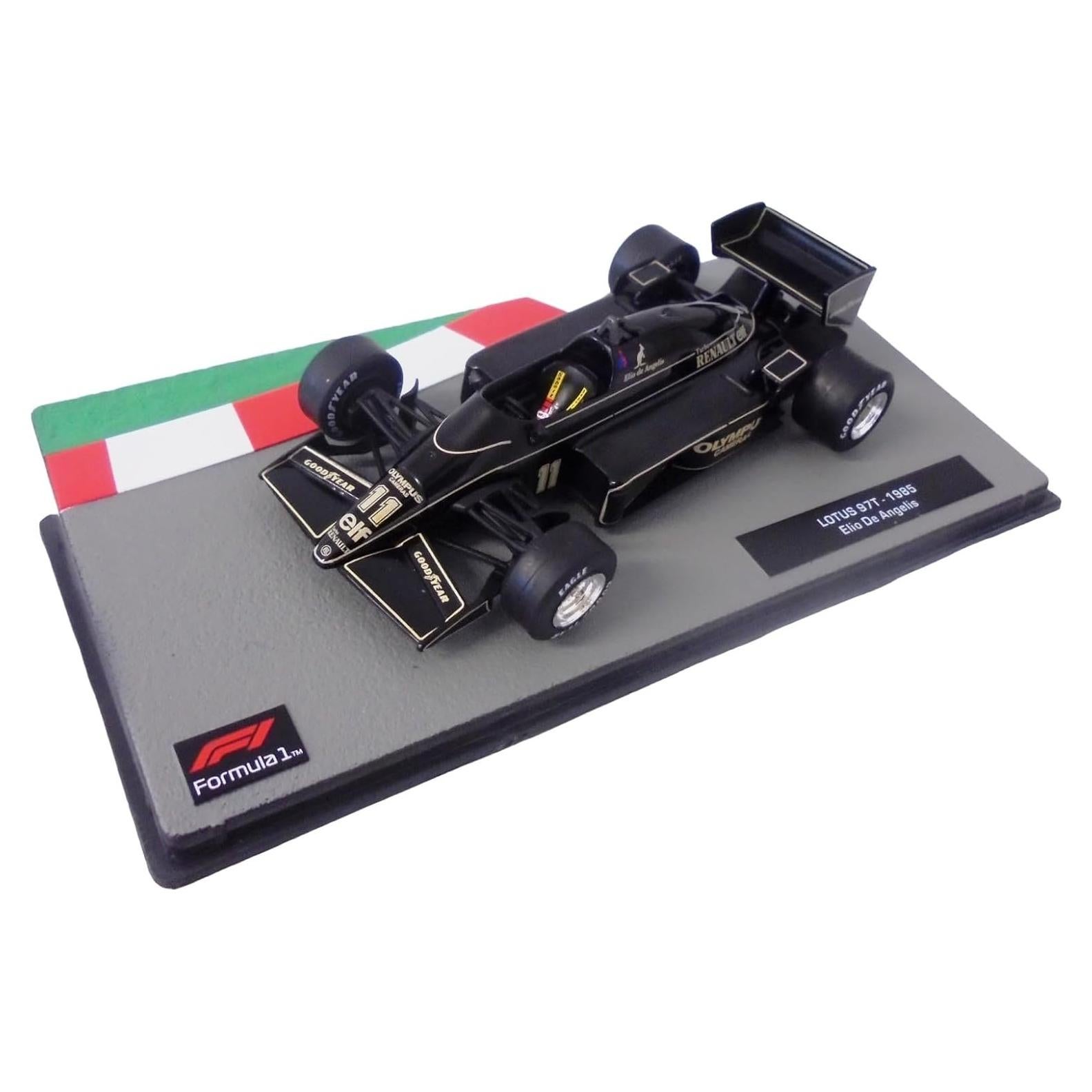 Coche en miniatura OPO 10 Fórmula 1 1/43 Lotus 97T 1985