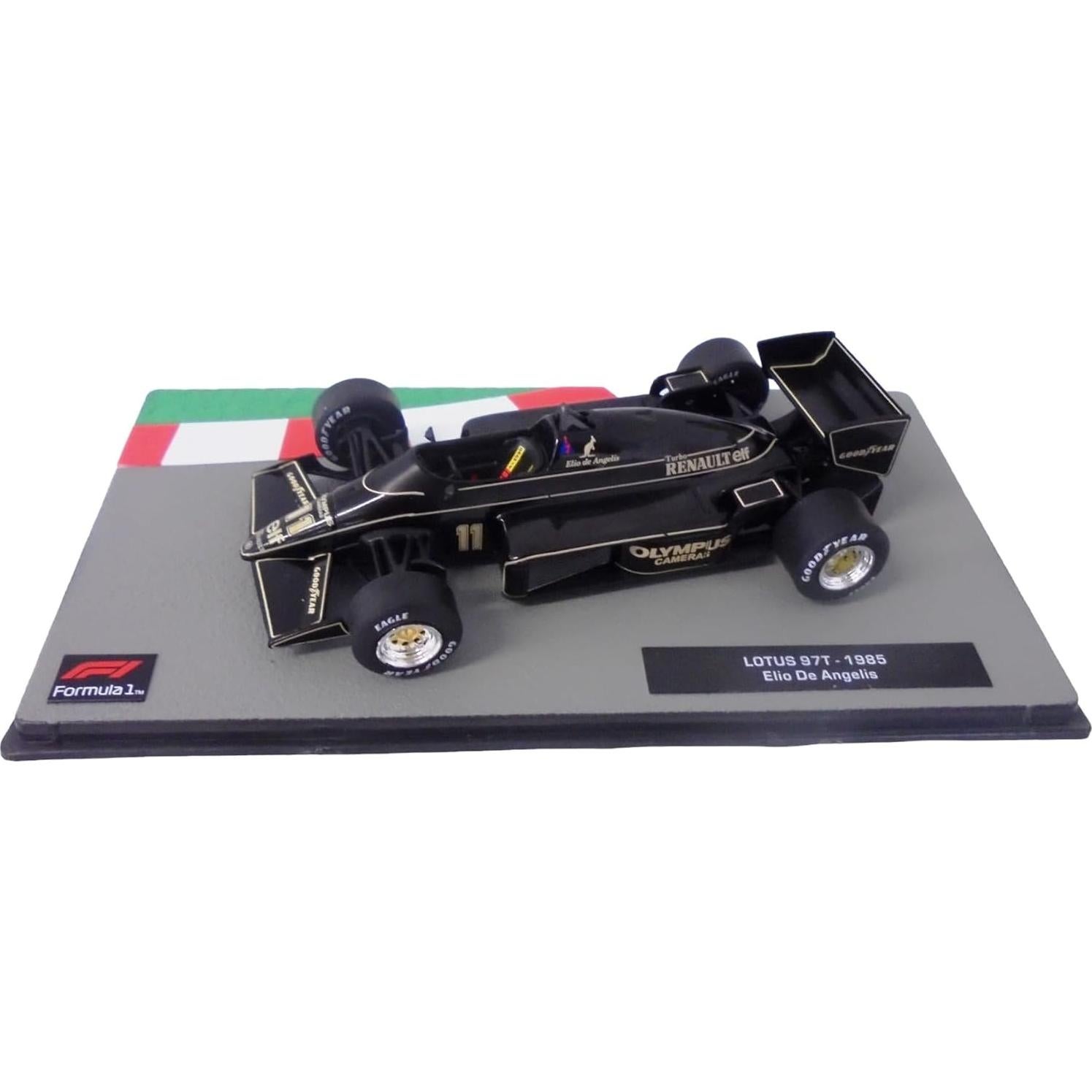 Coche en miniatura OPO 10 Fórmula 1 1/43 Lotus 97T 1985