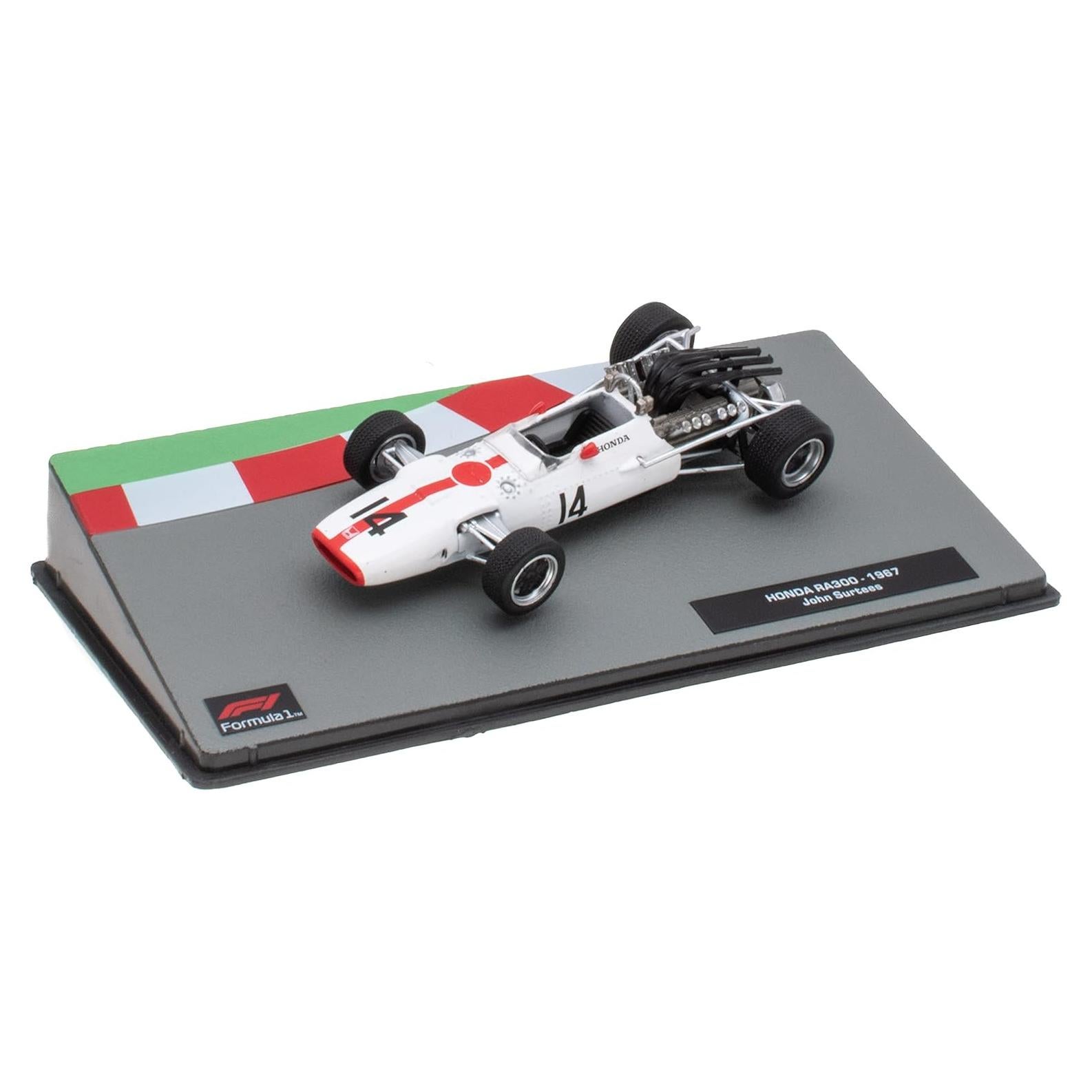 Coche en miniatura F1 OPO 10 Honda RA300 1967 1/43 Metal