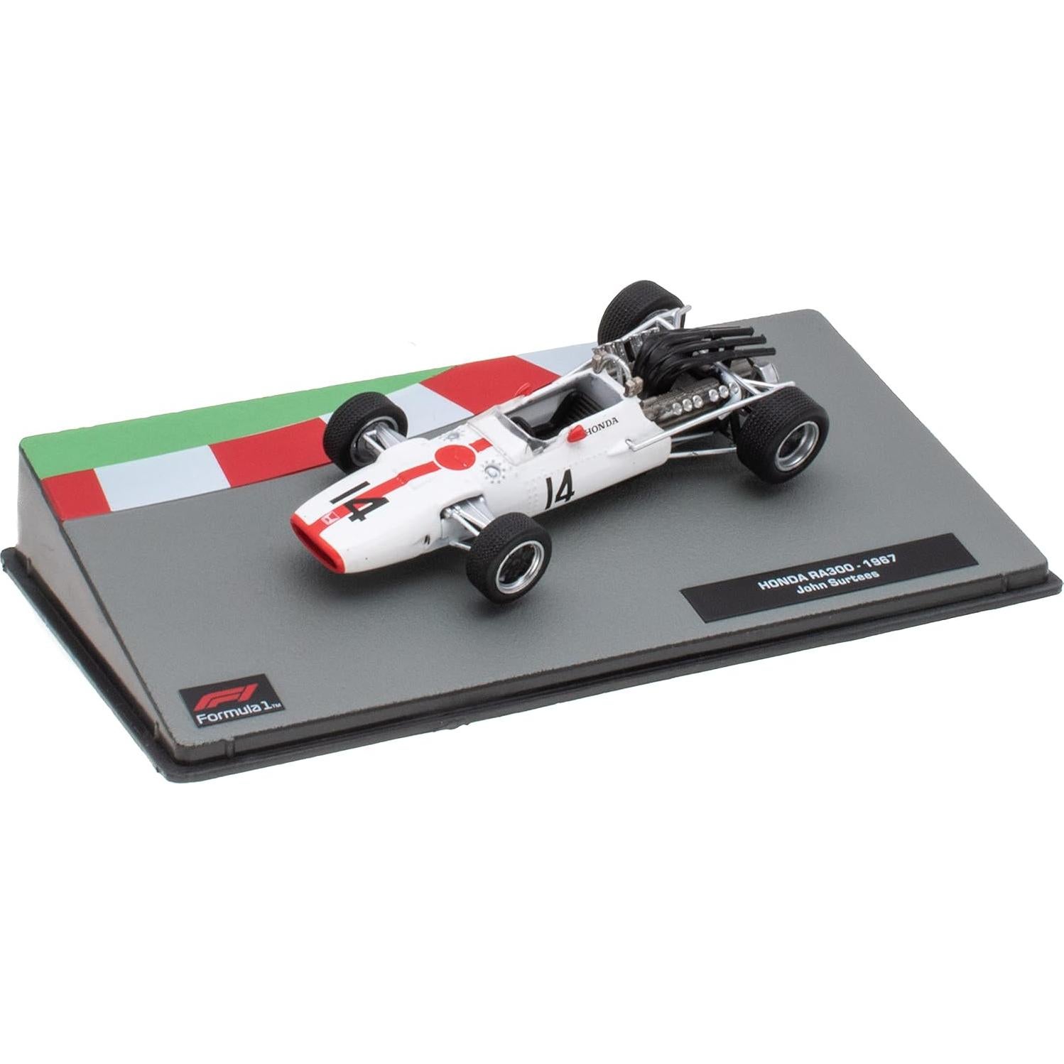 Coche en miniatura F1 OPO 10 Honda RA300 1967 1/43 Metal