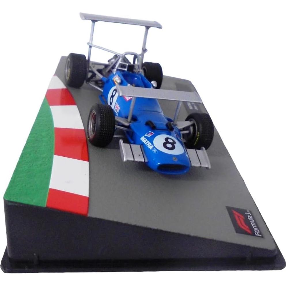 Coche en miniatura Fórmula 1 Ixo Matra MS 10 1969 1/43