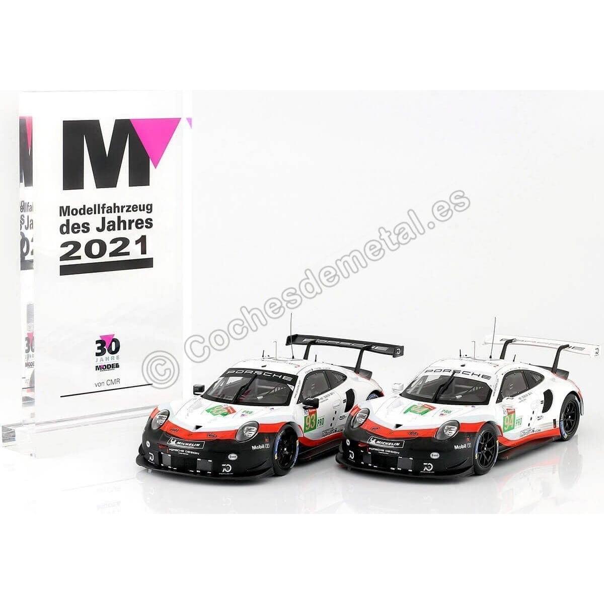 Coche Coleccionable IXO Porsche 911 RSR Le Mans 2018 1:18