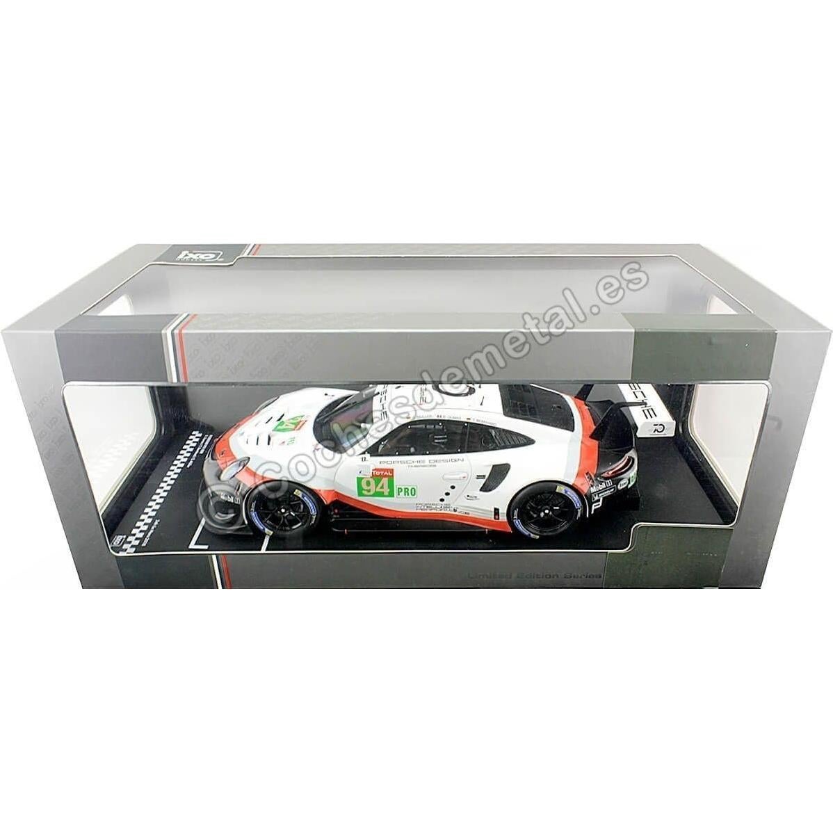 Coche Coleccionable IXO Porsche 911 RSR Le Mans 2018 1:18