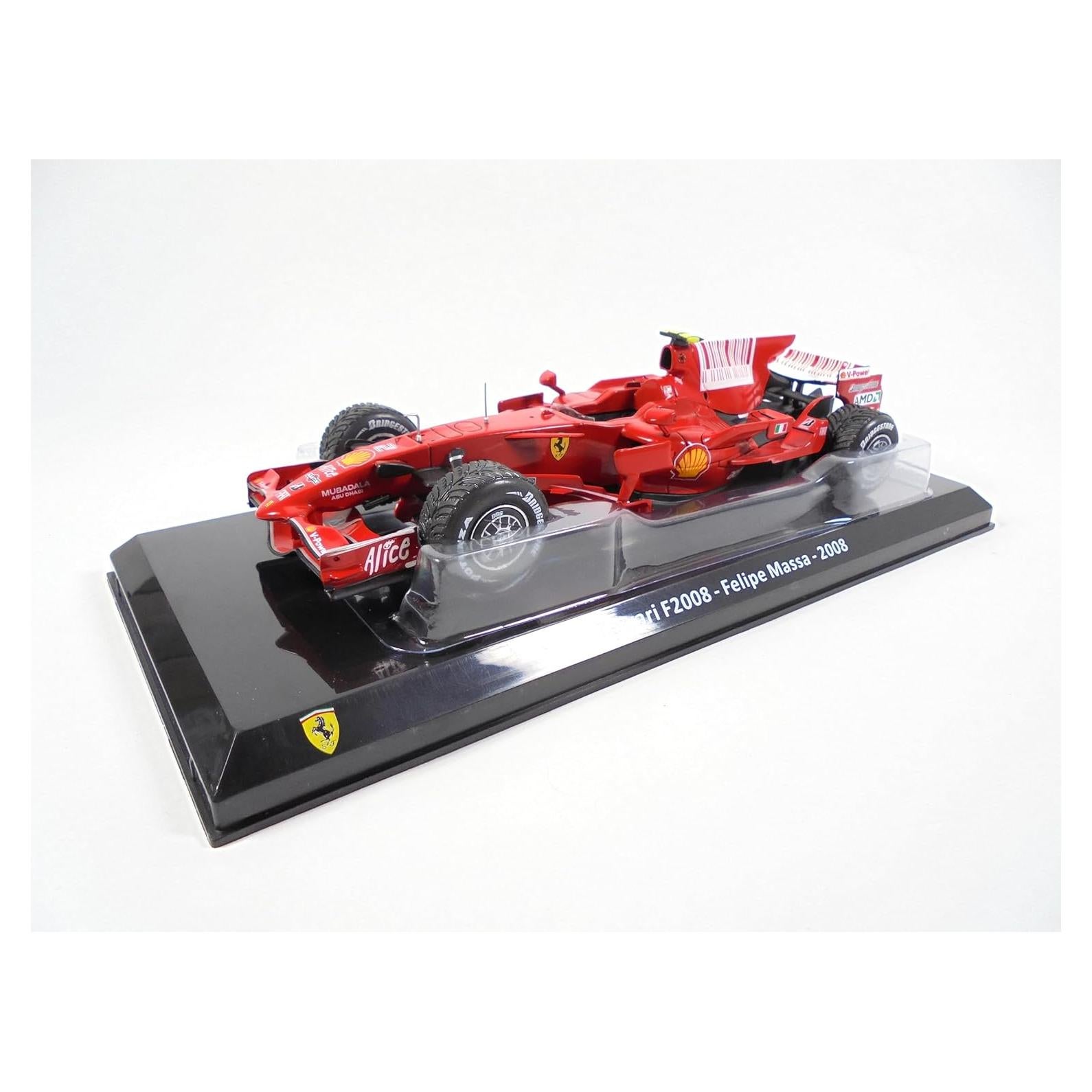 Coche Diecast 1/24 OPO 10 Ferrari F2008 Felipe Massa