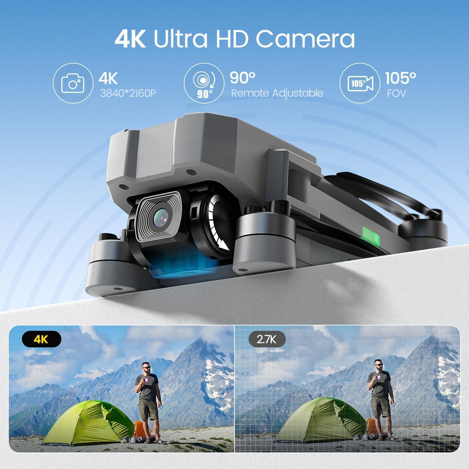 Dron Holy Stone HS440G 4K con cámara y GPS para adultos