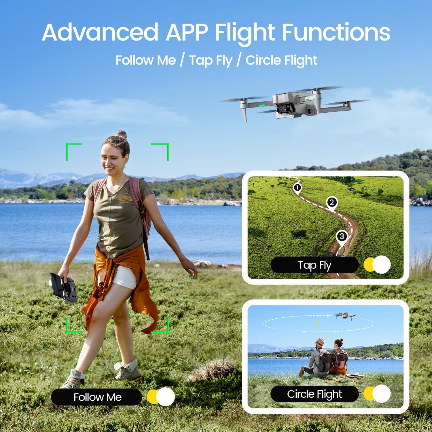 Dron Holy Stone HS440G 4K con cámara y GPS para adultos