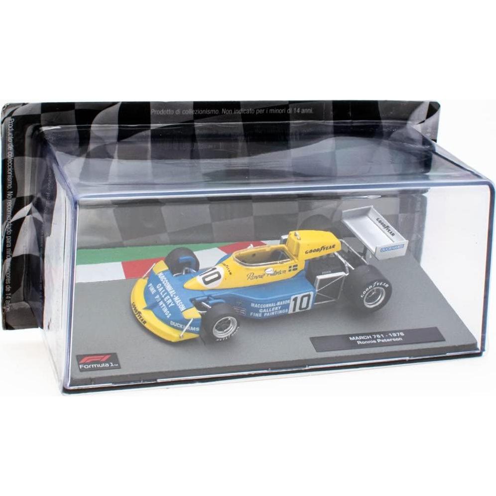 Modelo de coche Fórmula 1 OPO 10 FD160 1/43 metal