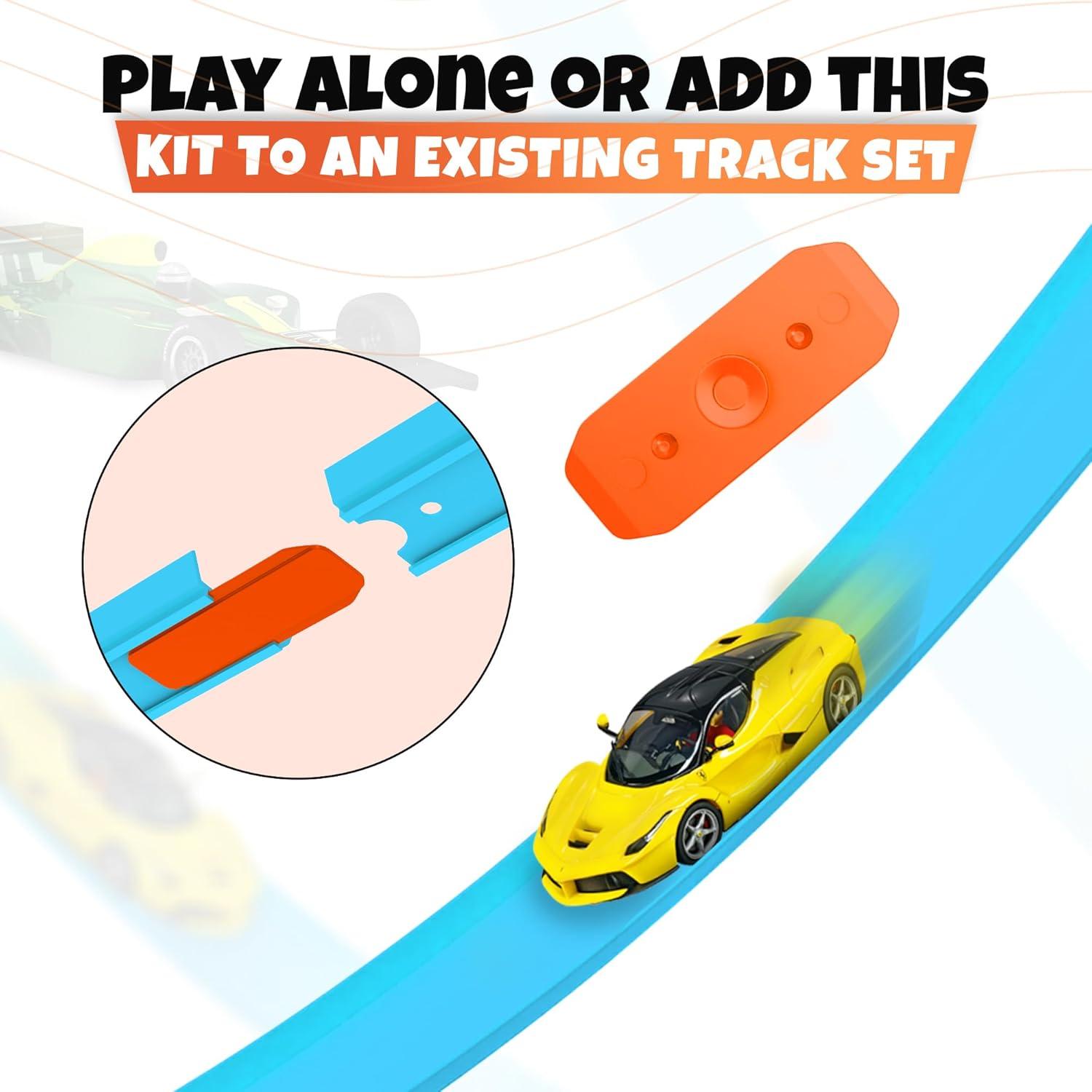 Conjunto de Pista Hot Wheels 86 Piezas 12 Metros Azul