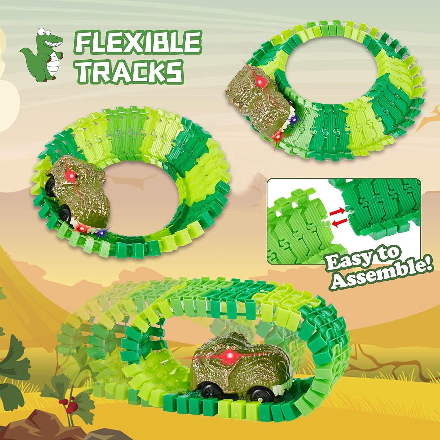 Pista de Carreras de Dinosaurios BEMITON 269 Piezas 1.1kg