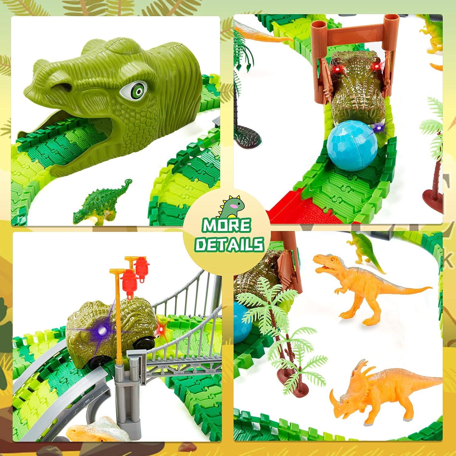 Pista de Carreras de Dinosaurios BEMITON 269 Piezas 1.1kg
