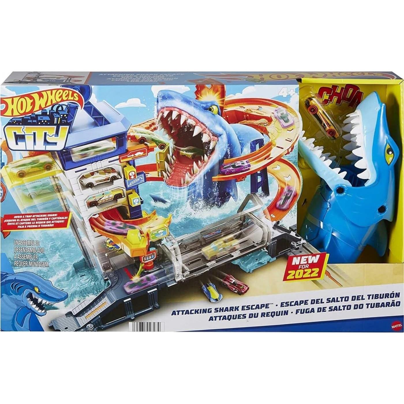 Juego de Escape Tiburón Atacante Hot Wheels HDP06