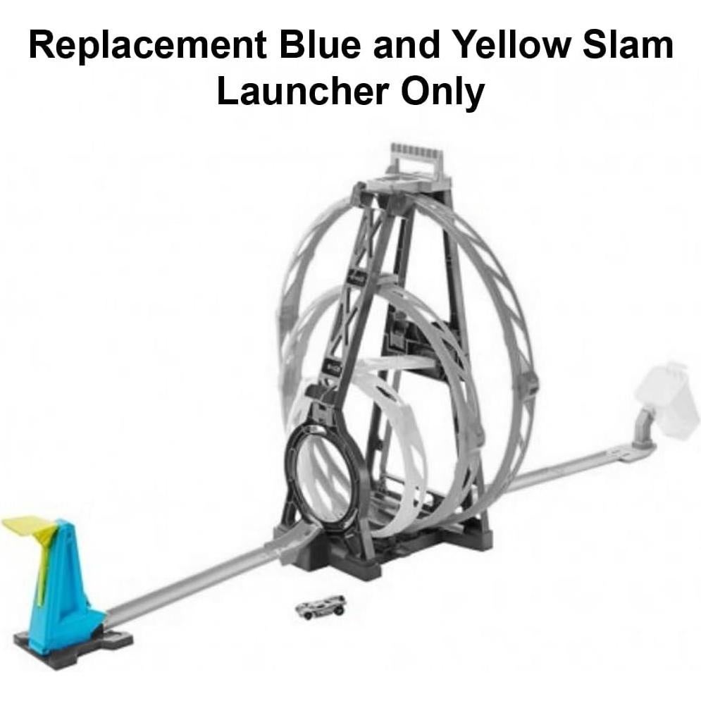 Lanzador Slam Azul y Amarillo de Reemplazo Hot Wheels GLC96