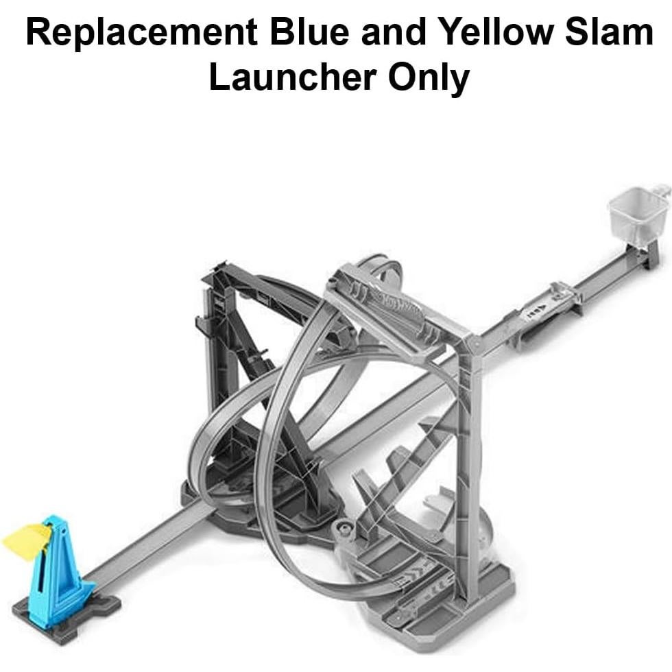 Lanzador Slam Azul y Amarillo de Reemplazo Hot Wheels GLC96