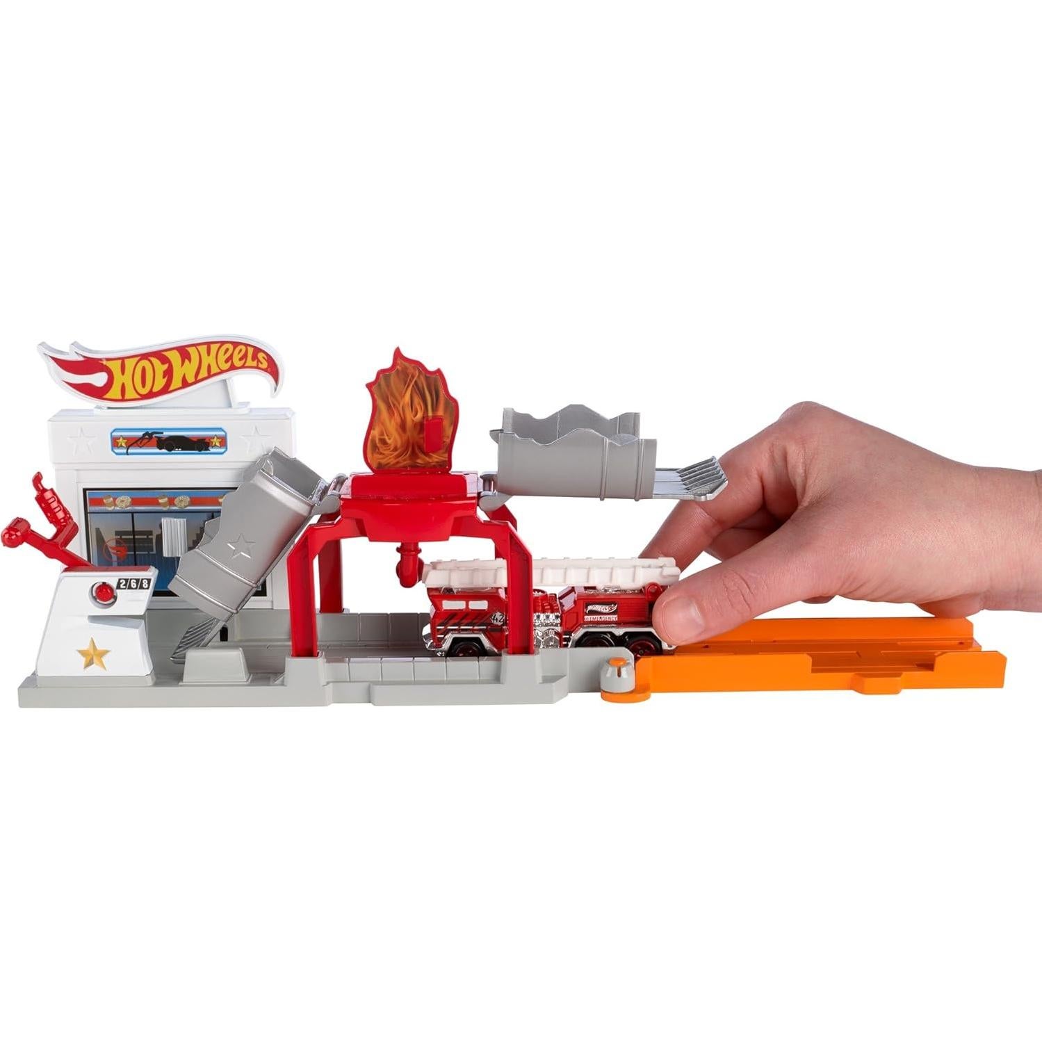 Juego de Plegado Hot Wheels Blaze Blast con Vehículo