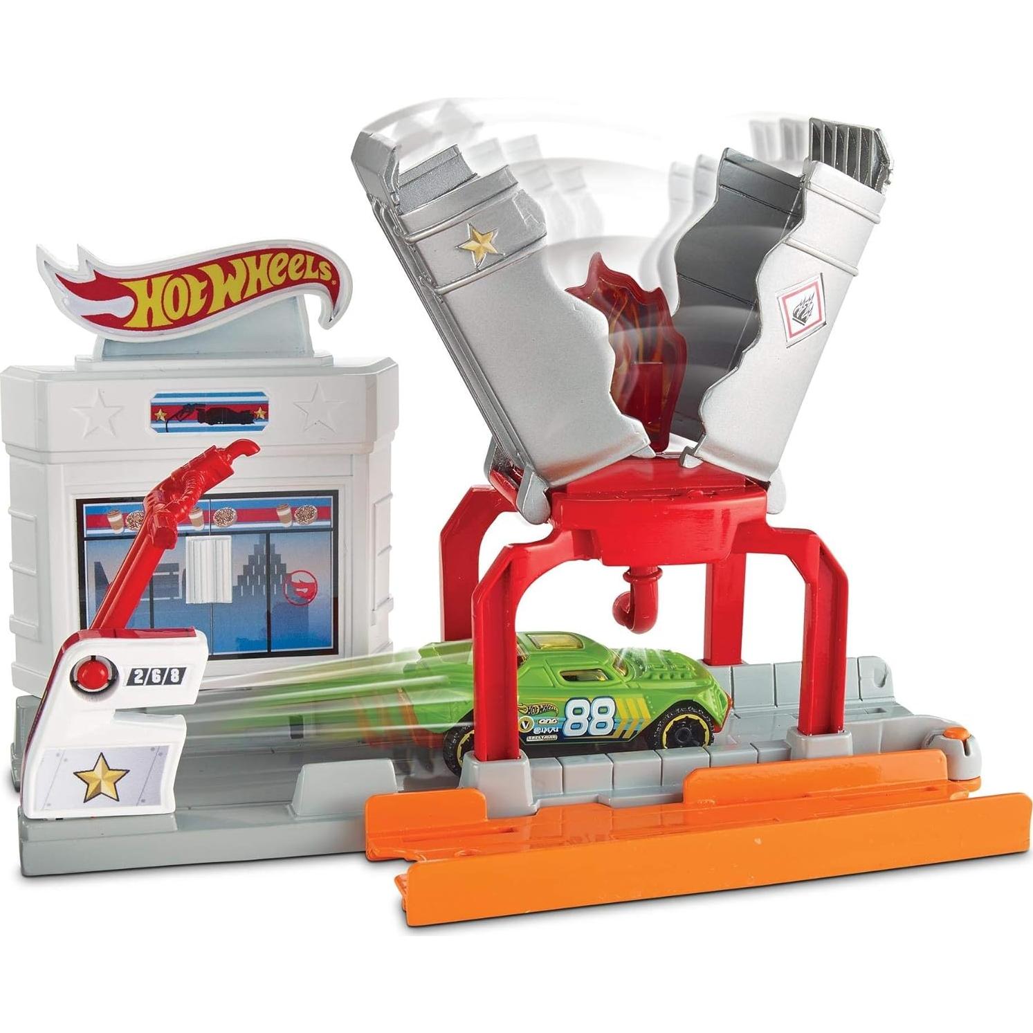 Juego de Plegado Hot Wheels Blaze Blast con Vehículo