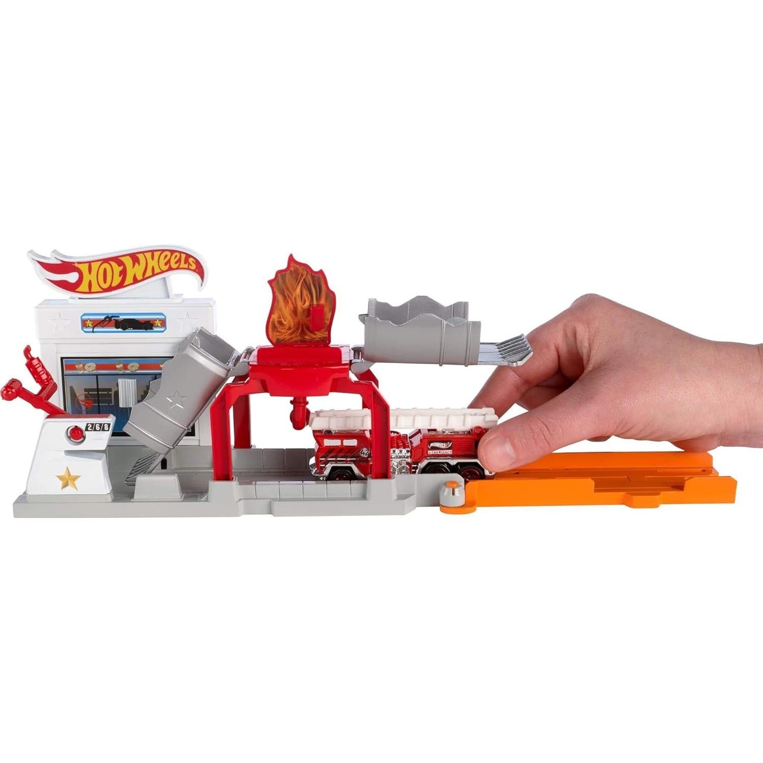 Juego de Plegado Hot Wheels Blaze Blast con Vehículo