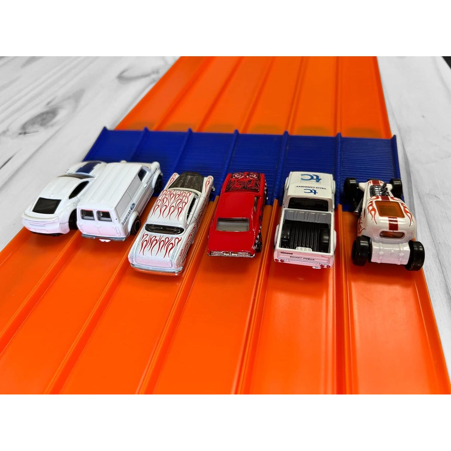 Salto de 6 Carriles Azul | Accesorio Pista Super Hot Wheels