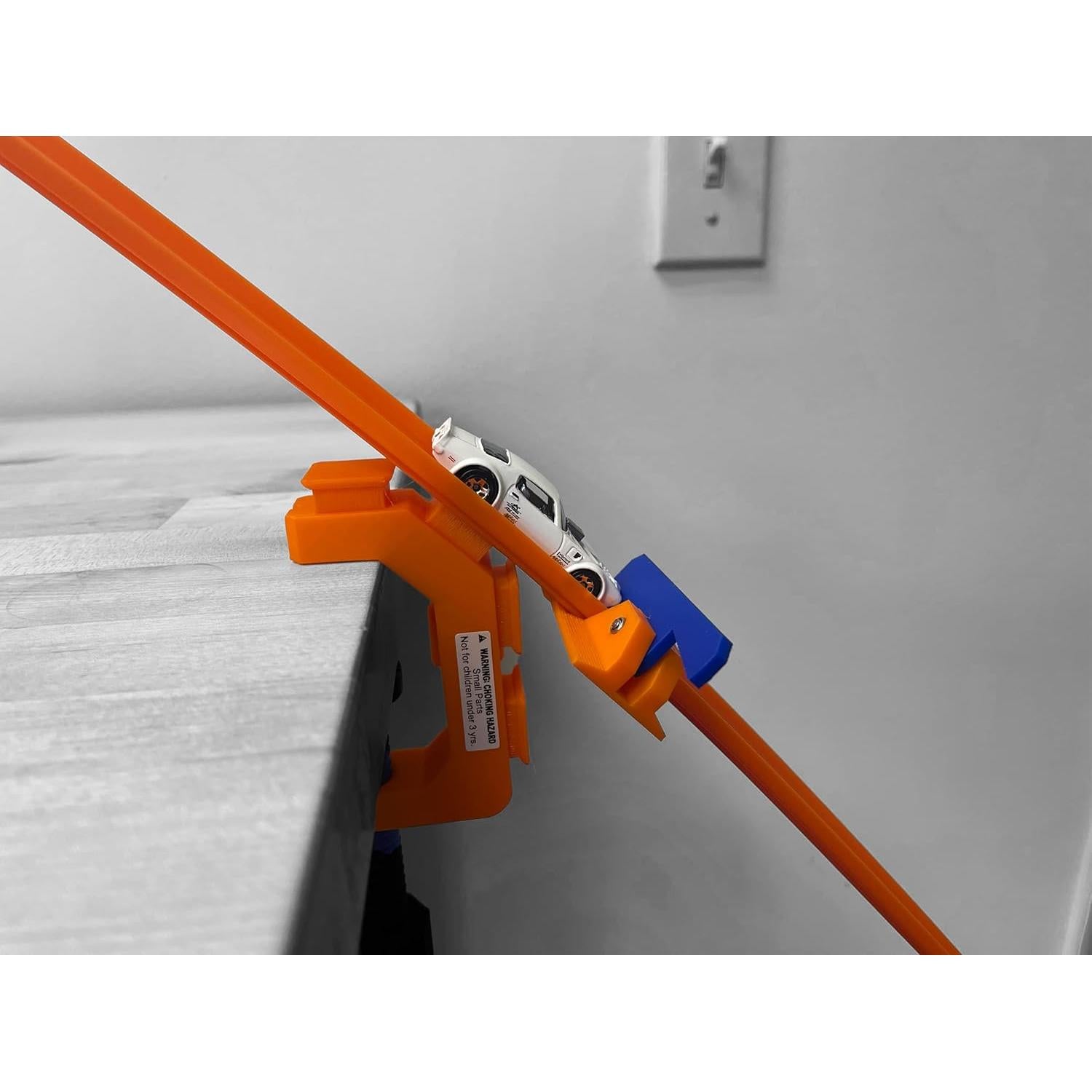 Abrazadera de pista con puerta de inicio Hot Wheels 1 carril