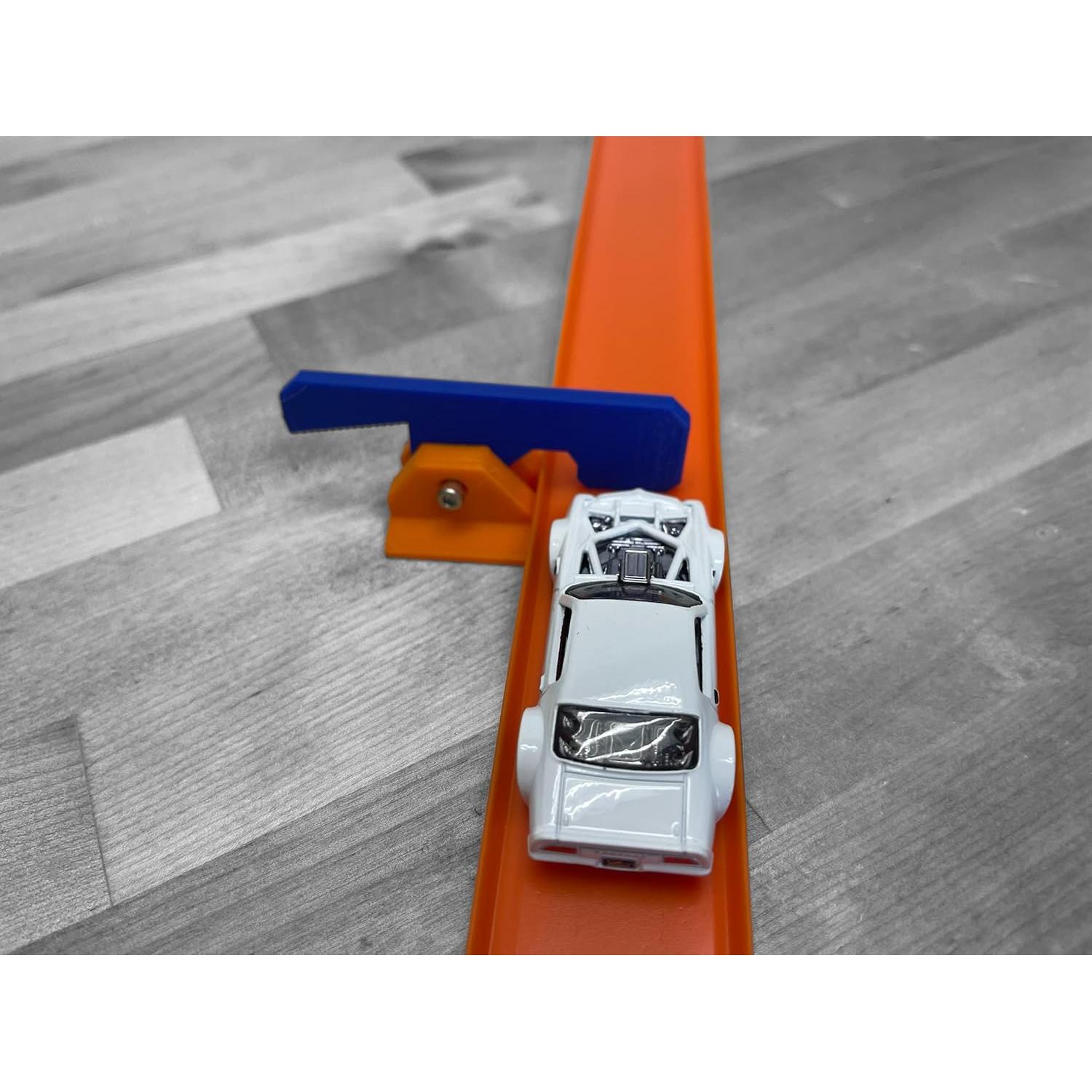 Abrazadera de pista con puerta de inicio Hot Wheels 1 carril